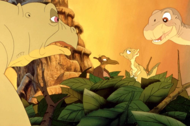 Land Before Time Deleted Scene Littlefoot Ducky Petrie Spike Treestars