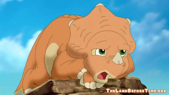 The Land Before Time Wallpaper Background Cera Lying On Rock In Disbelief After Littlefoot Tells Her About His Sleepstory