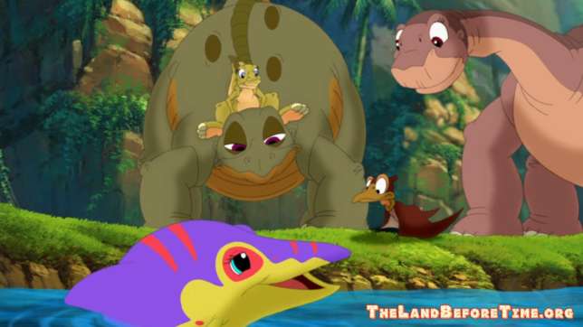 The Land Before Time Wallpaper Background Littlefoot Ducky Petrie Spike Talking To Mo
